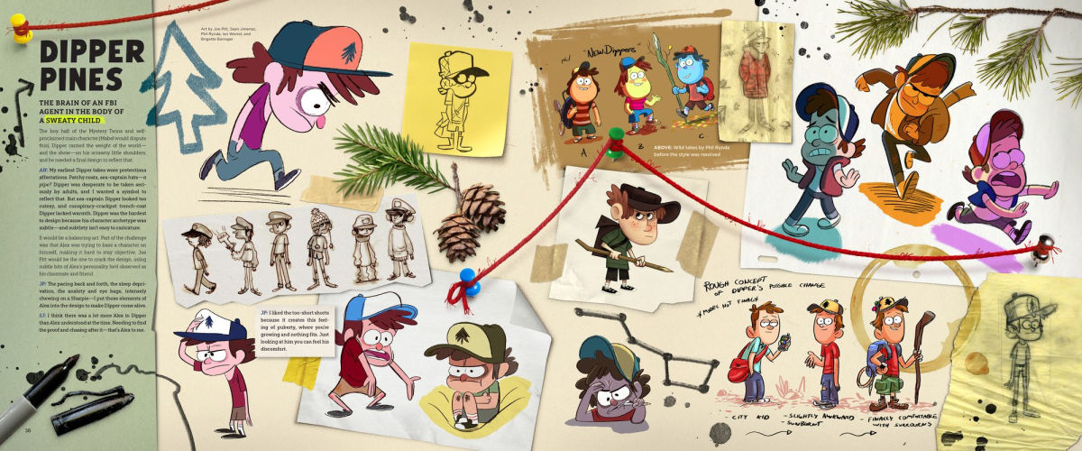 Libro The Art of Gravity Falls - Alex Hirsch & Rob Renzetti - Tapa dura